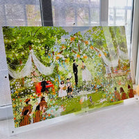 Acrylic Jigsaw Puzzle Frame for 500/1000 Pieces, High Transparency, Thickened Display Photo Frame