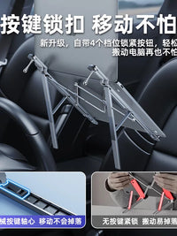 Car Steering Wheel Laptop Desk Mount Multi-functional Foldable Tray for Office Work and Tablet Use