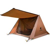 Portable Lightweight 2-Person Double Layer Camping Tent for Beach Park Hiking