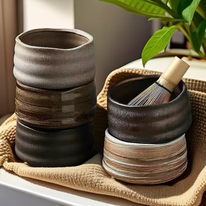 Japanese Style Ceramic Matcha Bowl for Tea Ceremony