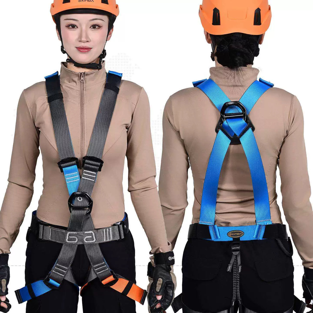 Xinda Outdoor Full Body Climbing Harness for Adventure and High-Altitude Work