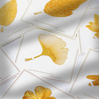 Cicada Wing Ginkgo Leaf Metal Hollow Bookmark, Elegant Chinese Style