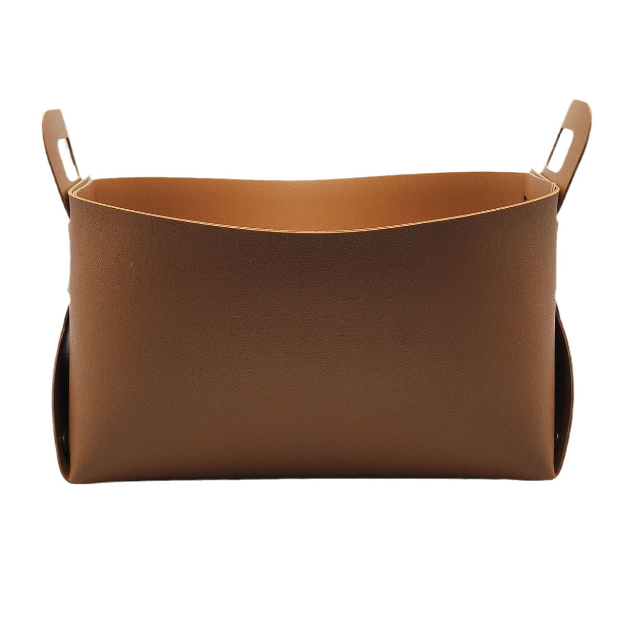 PU Leather Double-Sided Storage Box for Home Organization