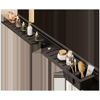 Faucet Storage Rack for Bathroom and Washbasin, No-Drill Multifunctional Organizer