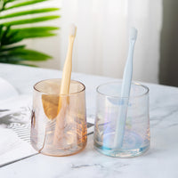 Glass Mouthwash Cup Set for Couples and Families, Hotel Bathroom Tumbler
