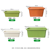 Self-Watering Planter Box for Vegetables, Fruits, and Herbs - Durable Resin Material