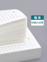 Refillable Loose Leaf Notebook Paper for A5/B5 Binders, Lined Pages for Students and Office