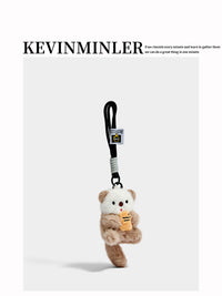 KEVINMINLER Plush Otter Keychain Bag Charm Doll Couple Ornament Birthday Gift