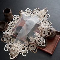 Lace Mesh Dust Cover for Tea Sets, Telephones, and Fruit Plates