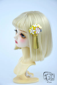 BJD/DD Doll Kimono Hair Clip Japanese Style Hair Accessory for 1/4, 1/3, and Uncle Dolls