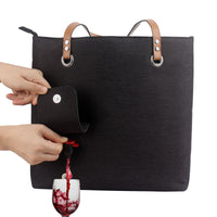 Portable Insulated Wine Cooler Bag for Outdoor Camping and Beach