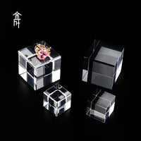Clear Acrylic Display Block for Jewelry and Collectibles