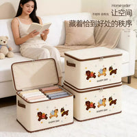 Foldable Large Capacity Clothes Storage Box for Quilts and Clothing