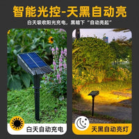 Solar-Powered LED Landscape Spotlights for Garden & Yard, Color-Changing or White/Warm Light Options