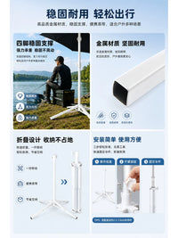 Fishing Umbrella Stand Outdoor Foldable Base for Sunshade and Parasol