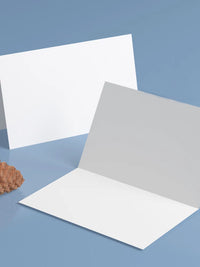 Blank Folded Greeting Cards for DIY Crafts, Birthdays, and Holiday Wishes