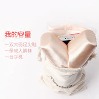 Ballet Pointe Shoe Bag Drawstring Dustproof Storage Pouch for Dance Shoes