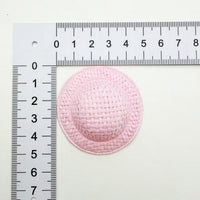 5cm Woven Straw Hat Accessories for DIY Dolls, Toys, and Clog Decorations - Wholesale
