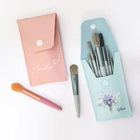 Personalized Waterproof Portable Makeup Brush Bag Travel Cosmetic Pouch