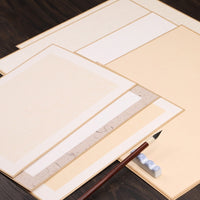 Chinese Painting Xuan Paper Half-Ripe Soft Cardboard Handmade Gold Edge Hemp Paper Mulberry Bark Xuan Paper Antique Ripe Xuan Gongbi Painting Boneless