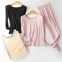 Women's Modal Thermal Underwear Set Thin Slim Fit Base Layer