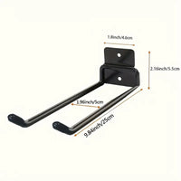 Wall-Mounted Garden Tool Organizer Rack for Shovels, Rakes, and Brooms