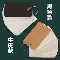Mini Portable Ring Binder Notebook Set for Notes and Study