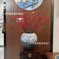 Artificial Red Berry Branch for Christmas & New Year Decor