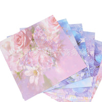 15cm Double-Sided Butterfly Floral Origami Paper for DIY Crafts