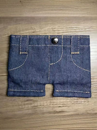 Mini Denim Coin Purse Wallet for Men and Women, Portable Card Holder ID Bag