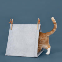 Pet Tent Bed for Cats and Small Dogs, Warm Indoor Enclosed Cat House, Washable Four Seasons Universal