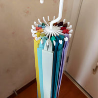 Hanfu Skirt Belt Storage Hanger with 20 Hooks, 360° Rotatable Anti-Tangle Organizer for Belts and Accessories
