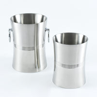 Commercial Stainless Steel Double-Layer Ice Bucket for Wine, Beer, Champagne, and Whiskey