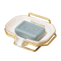 Luxury Wall-Mounted Soap Dish with Drainage for Bathroom