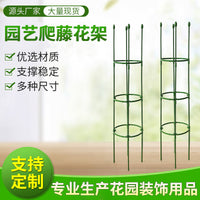 Garden Metal Plant Support Stake for Climbing Roses and Vines, Cylindrical Trellis for Potted Plants
