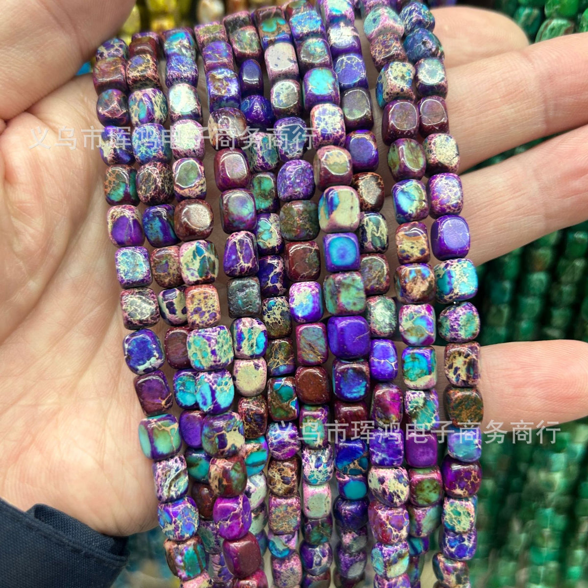 Natural Shoushan Stone Imperial Jasper Irregular Loose Beads for DIY Jewelry Making