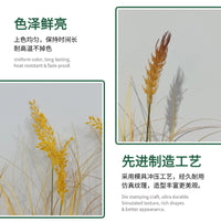 Artificial Wheat and Reed Stalks for Rustic Autumn Decor