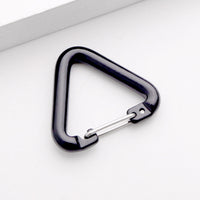 Aluminum Alloy Triangle Carabiner Clip for Outdoor Backpacks and Water Bottles