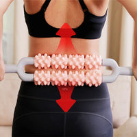 Muscle Roller Stick for Yoga and Fitness - Deep Tissue Massage Tool for Legs and Calves