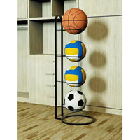Multi-Layer Ball Storage Rack for Basketballs and Other Sports Equipment