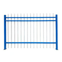 Decorative Wrought Iron Fence Panel for Garden, Villa, School, and Factory Perimeter Security