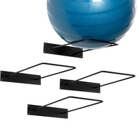 Wall-Mounted Large Ball Storage Rack for Basketball, Yoga, and Gym Balls