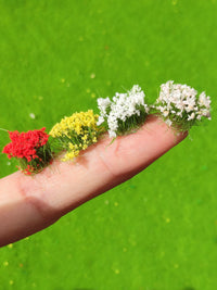 Miniature Simulation Model Flower Cluster Grass Tufts for Diorama Landscaping