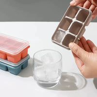Silicone Ice Cube Tray for Home Use, Soft Freezer Ice Box, Baby Food Supplement Freezing, Mini Ice Ball Mold