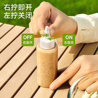 Portable Squeeze Bottles for Condiments, Salad Dressing, Honey - Food Grade Plastic with Pointed Spout