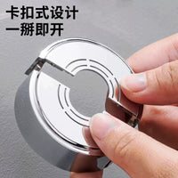 Snap-On Decorative Cover for Angle Valve, Faucet, Pipe, and Toilet - Heightened & Thickened