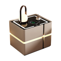 Smart Nightstand with Wireless Charging, Integrated Lamp, and Storage for Bedroom