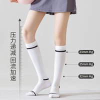 Women's Anti-Slip Yoga Pilates Compression Socks for Running and Fitness
