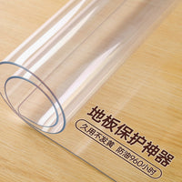 Transparent PVC Floor Protector Mat for Office Chair and Entryway, Anti-Slip Carpet Mat