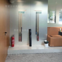 Wall-Mounted Billiard Cue Rack, Acrylic Pool Cue Holder for 6 or 8 Cues